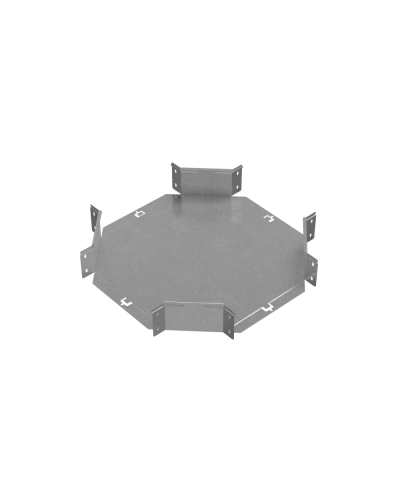 Х-разветвитель 100х300 мм ПЛЮС HD85 КМ-профиль (XDplus100-300 HD85) в Симферополе Аксессуары для лотков Pintop.ru