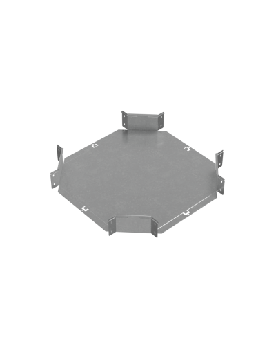 Х-разветвитель 100х400 мм ПЛЮС HD85 КМ-профиль (XDplus100-400 HD85) в Симферополе Аксессуары для лотков Pintop.ru