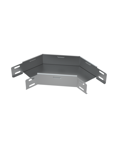 Угол горизонтальный 90 гр. 50х50 мм КМ-Профиль (GL90-50-50) в Симферополе Аксессуары для лотков Pintop.ru