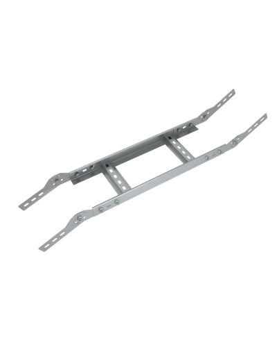 Вертикальный шарнирный угол 100х400х1,2 мм HD85 КМ-профиль (LSHL100-400-1.2 HD85) в Симферополе Аксессуары для лотков Pintop.ru