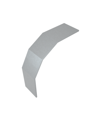 Крышка лестничного вертикального внешнего угла 90 гр. 800 мм HD85 КМ-профиль (KLVL90-800 HD85) в Симферополе Аксессуары для лотков Pintop.ru