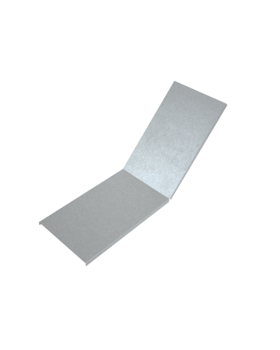 Крышка лестничного вертикального внутреннего угла 45 гр. 800 мм HD85 КМ-профиль (KLNL45-800 HD85) в Симферополе Аксессуары для лотков Pintop.ru