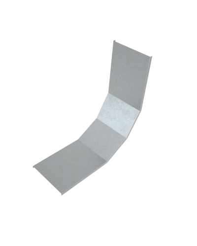 Крышка лестничного вертикального внутреннего угла 90 гр. 700 мм HD85 КМ-профиль (KLNL90-700 HD85) в Симферополе Аксессуары для лотков Pintop.ru