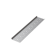 Дно лестничного лотка перфорированное 400х1,0 L2500 мм HD85 КМ-профиль (DLLP400-1.0-2500 HD85)
