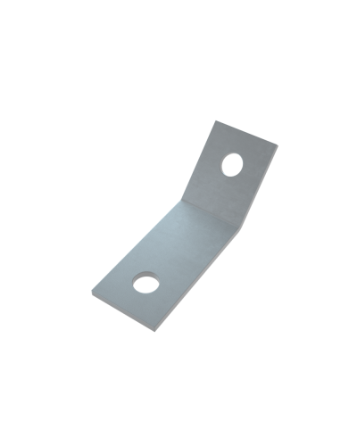 Уголок 45 гр. (2 отверстия) HD КМ-Профиль (USG45-2 HD) в Симферополе Аксессуары для лотков Pintop.ru