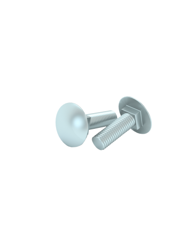 Болт с полукруглой головкой и квадратным подголовком М6х20 мм DIN 603 (упак. 150 шт) КМ-Профиль (BTG6-20) в Симферополе Крепеж Pintop.ru