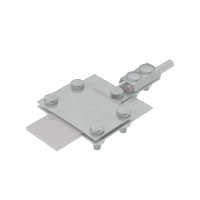 Универсальный контрольный соединитель полоса до 40 мм пруток Ø 5-8 мм CU КМ-Профиль (UKS-B40-D5-8 CU)