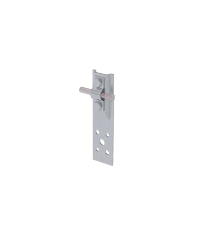 Прямой держатель болтовой для прутка Ø 5-10 мм H150 мм CU КМ-Профиль (DBP-H150-D5-10 CU) в Симферополе Монтажные материалы Pintop.ru