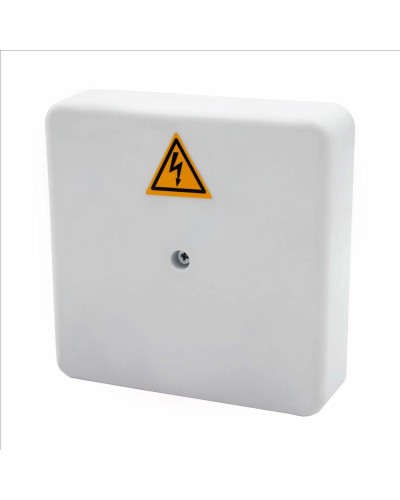 Коробка распределительная огнестойкая КРОПС-П2, IP41, габаритные размеры 100х100х30 мм, для кабелей сечением до 6 мм2, 2 клеммы КМ-Профиль (FRJB-KM-P2-6-02-КРОПС-IP41) в Симферополе Распределительные коробки Pintop.ru