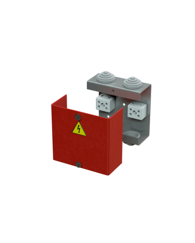 Коробка распределительная огнестойкая КРОПС, IP41, габаритные размеры 80х80х35 мм, для кабелей сечением до 4 мм2, 6 клемм КМ-Профиль (FRJB-KM-ST1-4-06-КРОПС-IP41) в Симферополе Распределительные коробки Pintop.ru