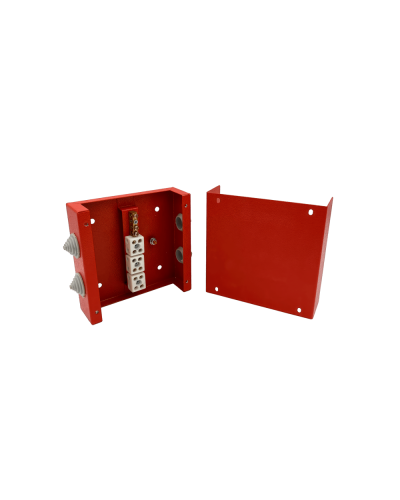 Коробка распределительная огнестойкая КРОПС, IP41, габаритные размеры 200х200х80 мм, для кабелей сечением до 2,5 мм2, 16 клемм КМ-Профиль (FRJB-KM-ST3-2.5-16-КРОПС-IP41) в Симферополе Распределительные коробки Pintop.ru