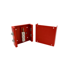 Коробка распределительная огнестойкая КРОПС, IP41, габаритные размеры 200х200х80 мм, для кабелей сечением до 10 мм2, 6 клемм КМ-Профиль (FRJB-KM-ST3-10-06-КРОПС-IP41)