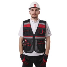 Универсальный регулируемый жилет монтажника КМ-TOOLVESTBAG-23 КМ-Профиль (КМ-TOOLVESTBAG-23)