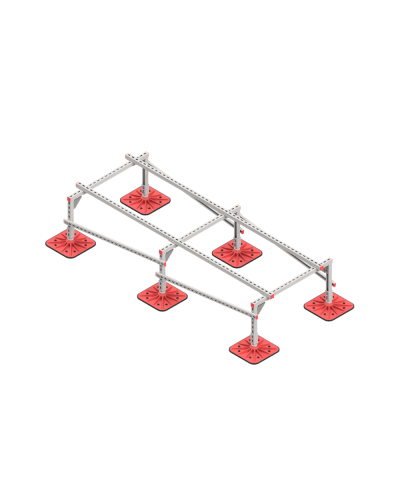 Опорная конструкция для установки оборудования TECHNORAPTOR FOOT 1000х2500 HD КМ-профиль (KM-TR-F-SSEI-1000-2500 HD) в Симферополе Системы видеонаблюдения Pintop.ru