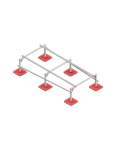 Опорная конструкция для установки оборудования TECHNORAPTOR FOOT 1200х2500 HD КМ-профиль (KM-TR-F-SSEI-1200-2500 HD) в Симферополе Системы видеонаблюдения Pintop.ru