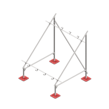 Опорная конструкция для установки солнечной панели/коллектора TECHNORAPTOR FOOT КМ-профиль (KM-TR-F-SSfSPI-C)