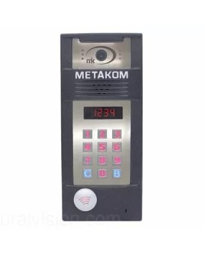 Многоабонентый антивандальный блок вызова со встроенной гибридной видеокамерой Метаком в Симферополе Блоки вызова многоабонентные Pintop.ru