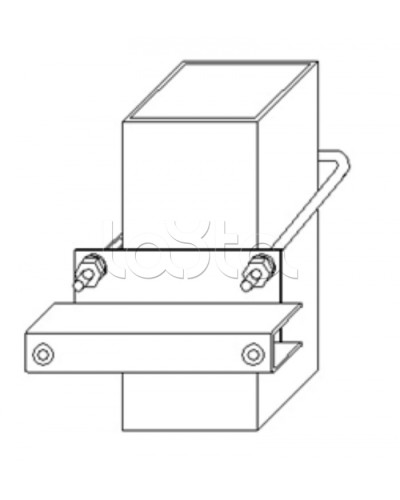 Узел крепления блоков подключения и управления БД-НР, БМ-НР, БУПР извещателей Омега-микродизайн УЗК-КС 80 в Симферополе Кронштейны и планки для извещателей Pintop.ru
