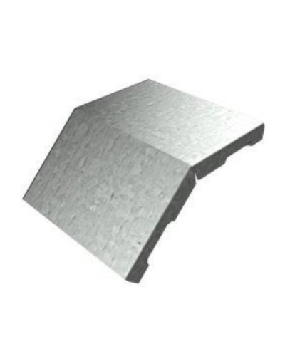 Крышка угла вертикального внешнего 45° 400х15 (0,7) для лестничного лотка ПожТехКабель (651-203) в Симферополе Кабельные лотки Pintop.ru