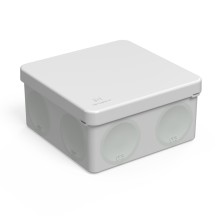 Коробка распред. 60-0300м двухкомп. безгалогенная (HF) 100х100х50 (8шт/уп) Промрукав (60-0300м)