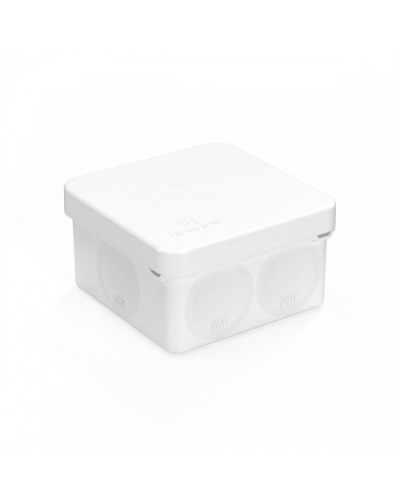 Коробка распред. для прям. монтажа двухкомп. безгал. (HF) белая 70х70х40 (150шт/кор) Промрукав (60-0200-9003) в Симферополе Распределительные коробки Pintop.ru