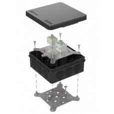 Коробка огнестойкая для о/п двухкомпонентная 60-0303-9005-FR6.0-4 Е15-Е120 100х100х40 Промрукав (60-0303-9005-FR6.0-4)