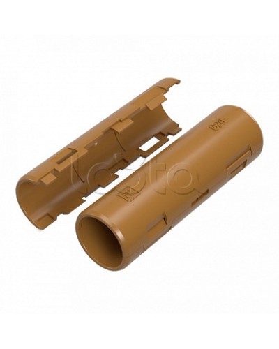 Муфта разборная d20 мм бук (70шт/840шт уп/кор) Промрукав (PR13.0422) в Симферополе Повороты, муфты, тройники Pintop.ru