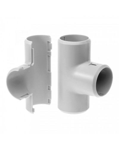 Тройник разборный д20 (50 шт/уп/) Промрукав PR.07320 в Симферополе Повороты, муфты, тройники Pintop.ru