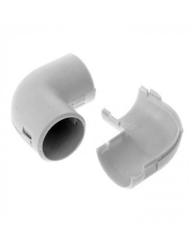 Соединитель угловой разборный д20 (50 шт/уп) Промрукав PR.07520 в Симферополе Повороты, муфты, тройники Pintop.ru