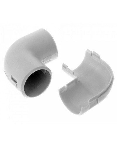 Соединитель угловой разборный д20 (5шт/550шт уп/кор) Промрукав (PR.07520м) в Симферополе Повороты, муфты, тройники Pintop.ru