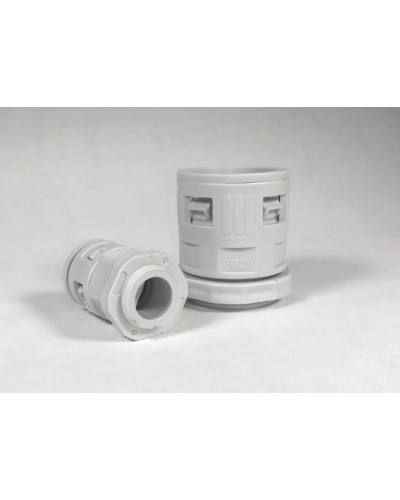 Муфта вводная для гофрированных труб серая ВМ-ГТ-20 Промрукав (PR08.3269) в Симферополе Повороты, муфты, тройники Pintop.ru