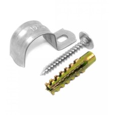 Комплекты для крепления ОКЛ с использованием самореза, дюбеля и скобы СМО 25-26 (100 шт) Промрукав (PR08.4998)