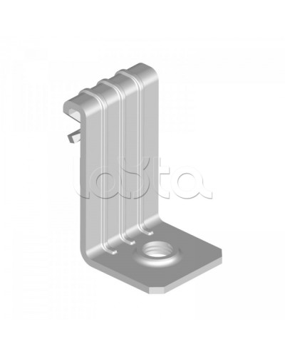 Зажим балочный вертикальный 1-5 мм с отгибом и резьбой М6 Промрукав (PR08.5861) в Симферополе Аксессуары для лотков Pintop.ru