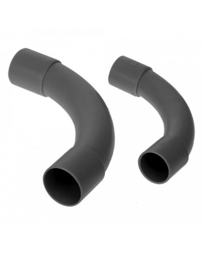 Соединитель угловой черный д32 (5шт/125шт уп/кор) Промрукав (PR13.0172) в Симферополе Повороты, муфты, тройники Pintop.ru