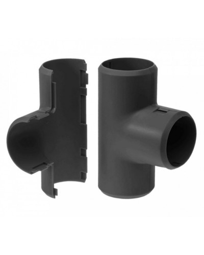 Тройник разборный черный д32 (1шт/200шт уп/кор) Промрукав (PR13.0180) в Симферополе Повороты, муфты, тройники Pintop.ru