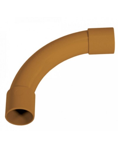 Соединитель угловой бук д25 (5шт/200шт уп/кор) Промрукав (PR13.0241) в Симферополе Повороты, муфты, тройники Pintop.ru