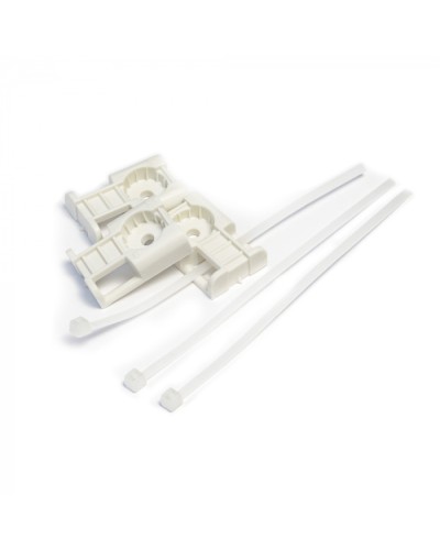 Комплекты крепления площадка для прямого монтажа белая со стяжкой 2,5х100 мм (100 шт) Промрукав (PR13.02512) в Симферополе Аксессуары для кабель-канала Pintop.ru