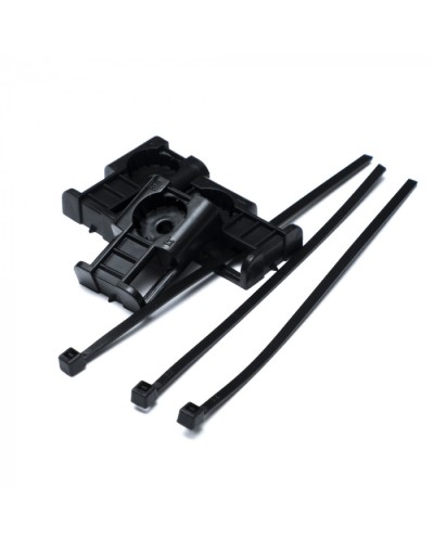 Комплекты крепления площадка для прямого монтажа черная со стяжкой 2,5х100 мм (100 шт) Промрукав (PR13.02513) в Симферополе Аксессуары для кабель-канала Pintop.ru