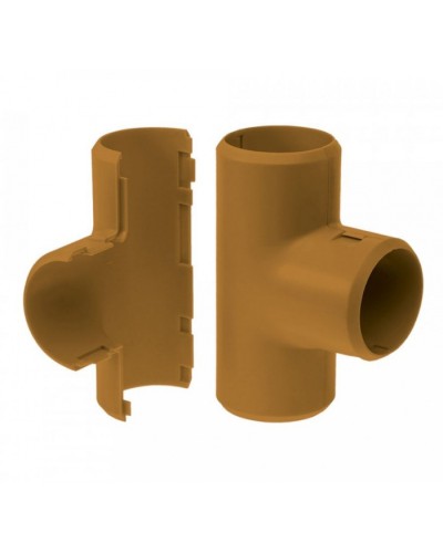 Тройник разборный бук д32 (1шт/200шт уп/кор) Промрукав (PR13.0258) в Симферополе Повороты, муфты, тройники Pintop.ru