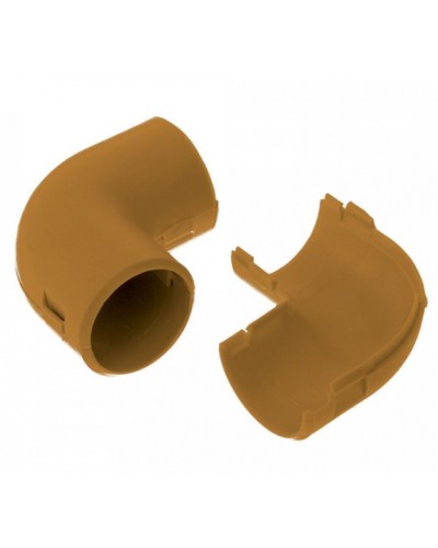 Соединитель угловой разборный бук д25 (30шт/480шт уп/кор) Промрукав (PR13.0285) в Симферополе Повороты, муфты, тройники Pintop.ru