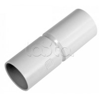 Патрубок-муфта д16 безгалогенная (HF) атмосферостойкая серая (100шт/1200шт уп/кор) Промрукав (PR13.0350)