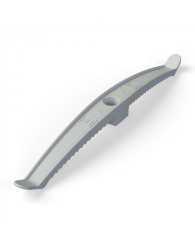 Держатель кабеля двусторонний для прямого монтажа в гофроящике серый (100 шт/кор) Промрукав (PR13.0487) в Симферополе Аксессуары для кабель-канала Pintop.ru