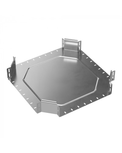 Ответвитель Х-образный Стандарт INOX (AISI 304) 400х100 Промрукав (PR16.3186) в Симферополе Аксессуары для лотков Pintop.ru