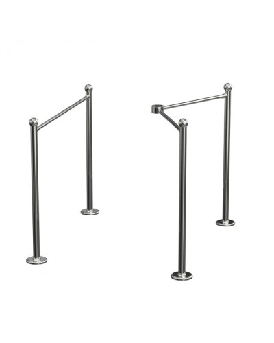 Ограждение прямое Ростов-Дон ОП-Р (Хром) в Симферополе Ограждения Pintop.ru