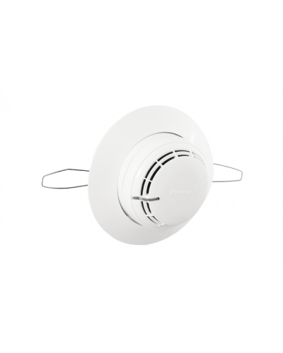 Извещатель пожарный дымовой оптико-электронный адресно-аналоговый Рубеж ИП 212-64-R3 (базовое основание W2.02) (для подвесного потолка) RAL 9005 (черный) в Симферополе Адресная система пожарной сигнализации РУБЕЖ Pintop.ru