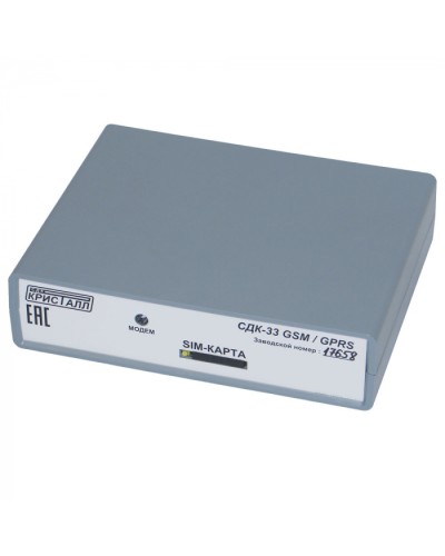 Блок сопряжения Кристалл СДК-33 GSM/GPRS в Симферополе Дополнительное оборудование для ОПС Pintop.ru