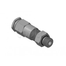 Кабельный ввод для бронированного кабеля с двойным уплотнением, резьбой G1/2, внешним диаметром кабеля D=8-12 мм и проходным диаметром кабеля d=4-8 мм Спектрон КВБ-12/8-2У-М-G1/2