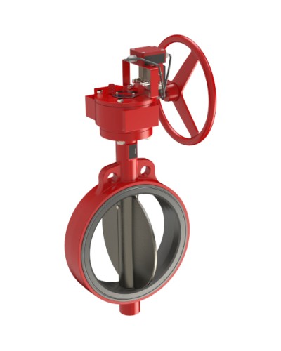 Затвордисковый с ручным приводом с контролем положения УКПЗА Спецавтоматика 3т 200/1,6(Р)-Ф.У3.1-АМК-200v1 в Симферополе Затворы дисковые Pintop.ru