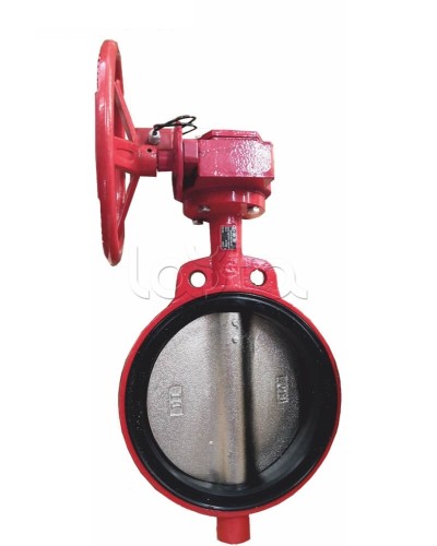 Затвордисковый с ручным приводом с контролем положения УКПЗА Спецавтоматика 3т 250/1,6(Р)-Ф.У3.1-АМК-250v2 в Симферополе Затворы дисковые Pintop.ru