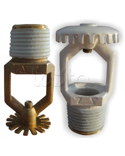 Ороситель дренчерный водяной и пенный Спецавтоматика ДУО0-РВд0,42-R1/2/В3-SU-К80 (белый) (RAL 9016) в Симферополе Оросители Pintop.ru